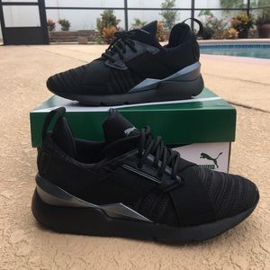 puma knit sneakers womens